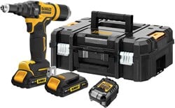 DeWalt DCF403D2GT-QW Accu Klinknagelpistool | 4,8 mm | XR 18V | 2x 2,0Ah Accu's + lader | In koffer  - DCF403D2GT-QW