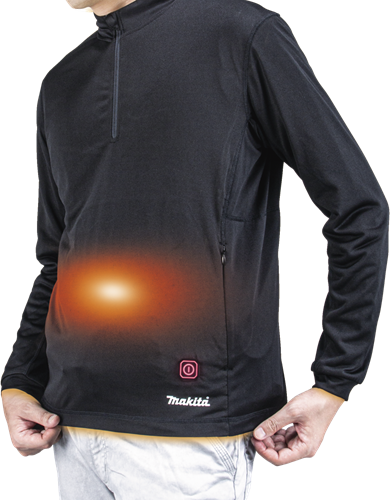 Makita Verwarmd ondershirt met rits XS - DCX201CXS-3