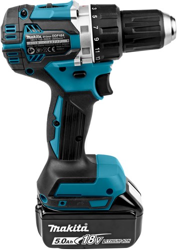 Makita DDF484RTJ 18V Boor schroefmachine Koolborstelloos 5 0 Ah
