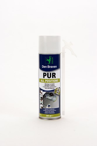 Den Braven alle standen 360° pu-bouwschuim b3 500ml - 11150100 - 11150100