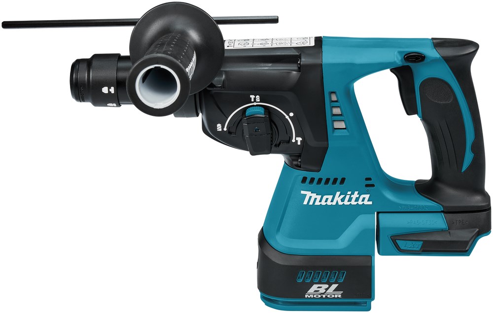 Makita DHR243ZJ 18 Volt combihamer | SDS-PLUS | met verwisselbare boorkop | zonder accu's en lader - DHR243ZJ