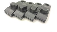Diggers Zeilclips | Zwart | 4 stuks - DIG075-2