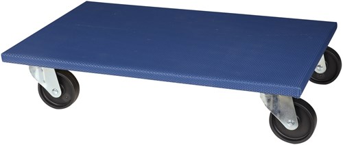 Diggers Multiplex Verhuisplaat met PVC Bekleding | 65x40cm | 400kg Capaciteit | 100mm TPR Wielen | FSC 100% - DIG818