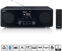 Lenco Internet / DAB+ / FM-radio met CD-speler en Bluetooth® Zwart - DIR-260BK