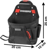 Diggers Quick Klik Spijker Opbergtas - DK613-3