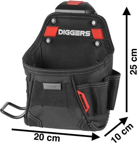 Diggers Quick Klik Spijker Opbergtas - DK613-3
