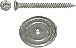 pgb-Europe PGB-FASTENERS | Dakschroef vzk T25 Ø 4,8x200 +Isolatiepl. | 150 st 0DSSVT015SET200M