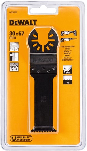 DeWalt Accessoires HCS invalzaagblad Hard hout 67x31mm - DT20703-QZ