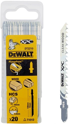 DeWalt Accessoires Decoupeerzaagblad XPC® - HCS 100x6x60mm (T101D) - DT2210-QZ