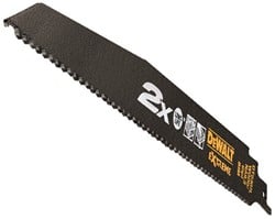 DeWalt Accessoires Reciprozaagblad 2X BiM 228x4,2mm extra dik, hout - DT2307L-QZ