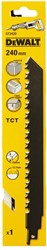 DeWalt Accessoires Reciprozaagblad HM 240x12,7mm, Cellenbeton/baksteen/vezelcementplaten - S1543HM - DT2420-QZ