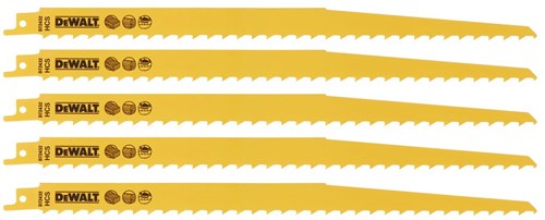 DeWalt Accessoires Reciprozaagblad HCS 305x8,5mm, Hout - S1617K - DT2432-QZ