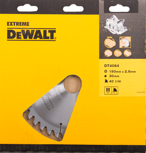 DeWalt Accessoires Cirkelzaagblad S40 190x30x40t - DT4064-QZ-3