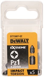 DeWalt Accessoires IMPACT Torsion 25mm Pz1 - DT7386T-QZ