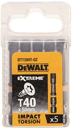 DeWalt Accessoires IMPACT Torsion 50mm Torx T40 - DT7399T-QZ