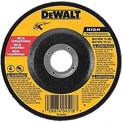 DeWalt Accessoires Extreme 2X Afbraamschijf voor metaal | 125 x 6.0 x 22,2 mm - DX7941-AE