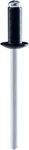 Rapid Blindklinknagels Zwart | Ø4 x 10 mm | Incl. Boor | 50 Stuks - 5001466-3