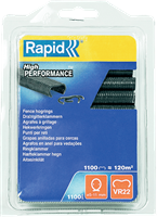 Rapid Hekwerk Hogringen VR22 | 1.100 Stuks | Grijs - 5001333