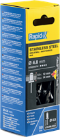 Rapid Blindklinknagels RVS | Ø4,8 x 18 mm | Incl. Boor | 50 Stuks - 5000397-2