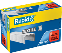 Rapid Nieten | 43/6 mm | Textiel Super Strong | 10.000 Stuks - 24872200