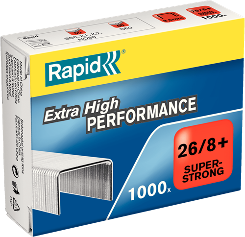 Rapid Nieten | 26/8+ mm | Super Strong | 1.000 Stuks - 24861600