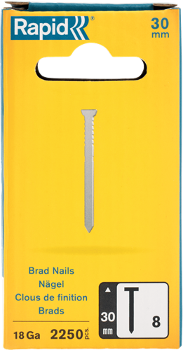 Rapid P4A Nagels | 8/30 mm | 2.250 Stuks - 5001587