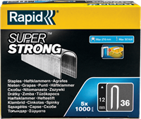 Rapid 36/12 mm Staples Super Strong | 5x1.000 Stuks - 5000511-2