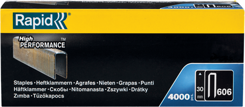 Rapid Nieten 606/30 mm Gegalvaniseerd (Hars Gecoat) | 4.000 Stuks - 466301040