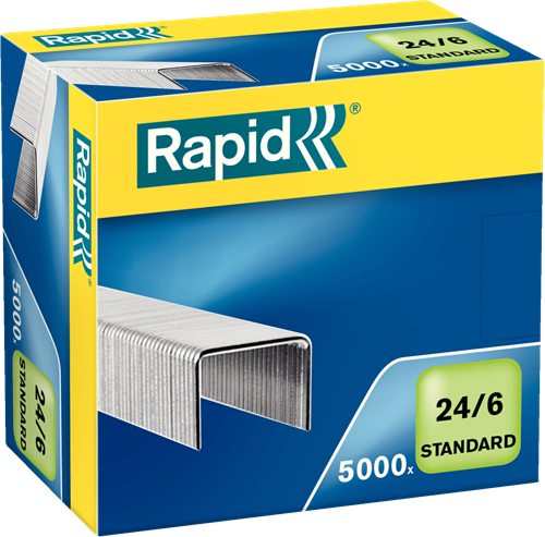 Rapid Nieten | 24/6 mm | Standaard | 5.000 Stuks - 24859800