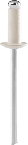 Rapid Blindklinknagels Gebroken Wit | Ø4 x 10 mm | Incl. Boor | 50 Stuks - 5001464-3