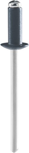 Rapid Blindklinknagels Donker Grijs | Ø4 x 10 mm | Incl. Boor | 50 Stuks - 5001465-3