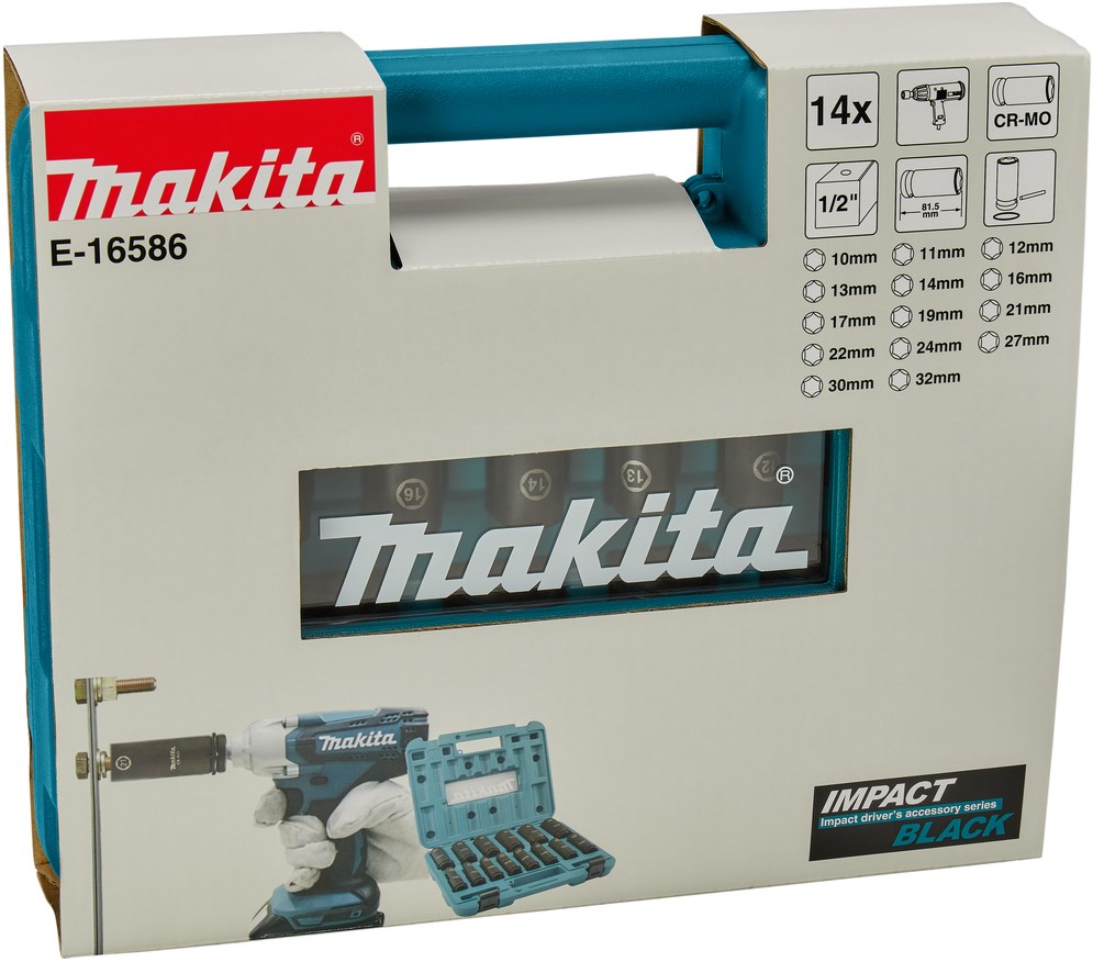 Steckschlüsselsatz 1/2 78mm 14-tlg. E-16586 Makita
