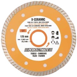 Perfectmate EPC0621 X-Ceramic Diamantschijf | Tegels en natuursteen | 125 mm - EPC0621