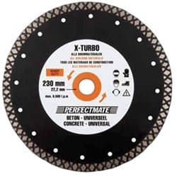 Perfectmate EPT0612 X-Turbo Diamantschijf | Beton en universeel | 125 mm - EPT0612