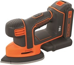 BLACK+DECKER BDCDS18 18V 1.5Ah Mouse Detailschuurmachine - BDCDS18-QW