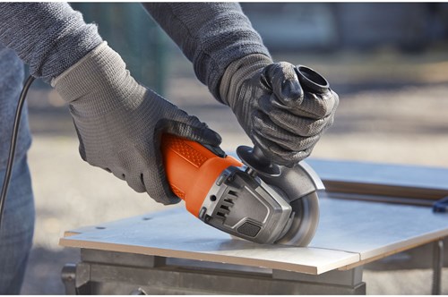 BLACK+DECKER BEG110 750W 115mm haakse slijper | 115mm beschermkap | Zijhandgreep - BEG110-QS-3
