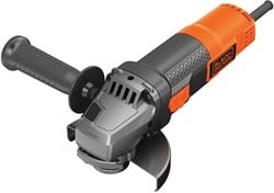 BLACK+DECKER BEG210 900W 115mm haakse slijper | 115mm beschermkap | Zijhandgreep - BEG210-QS