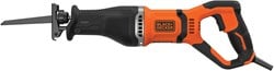 BLACK+DECKER BES301 750W Reciprozaag met takkenhouder | 1 Zaagblad hout | 1 Zaagblad metaal | Takkenhouder - BES301-QS