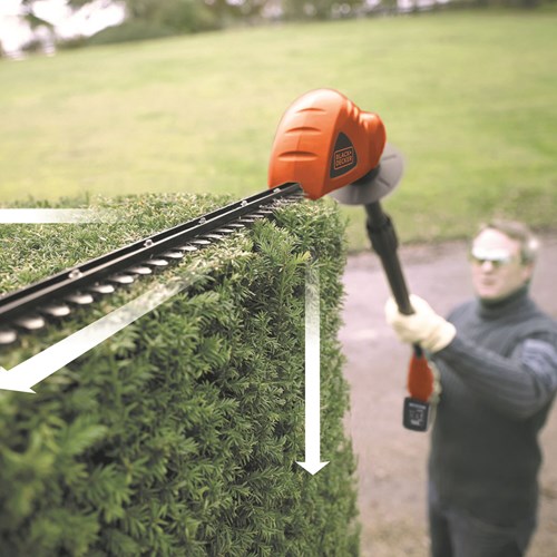 BLACK+DECKER GTC1843L20 18V 2.0Ah 43cm Heggenschaar steel | 18V (1x 2.0Ah accu + lader) - GTC1843L20-QW-3