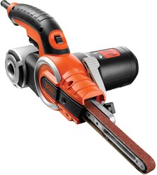 BLACK+DECKER KA902EK 400W Powerfile Bandschuurmachine | 13mm arm | 6mm arm | 9 schuurbanden - KA902EK-QS