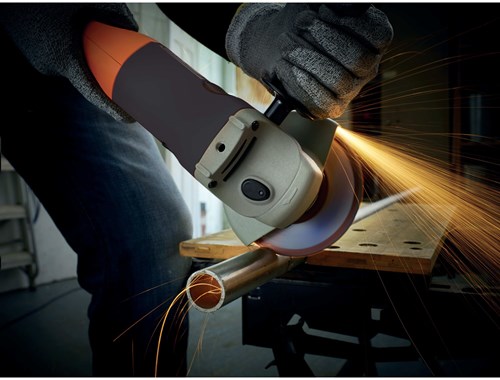 BLACK+DECKER KG1202K 1200W 125mm haakse slijper | 125mm beschermkap | Zijhandgreep | In koffer - KG1202K-QS-2