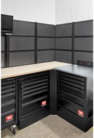 Facom RWS2 Hoek Houten Blad met Panelen - RWS2-CSWBS-3