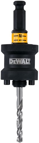 DeWalt DT20625-QZ Quick Connect Adapter | 1/2'' | Voor 32-210 mm Gatzagen | met Multimaterial Centreerboor - DT20625-QZ-2