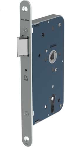 ASSA ABLOY 2465 Loopslot | DM65mm | krukgat 8mm | voorplaat RVS 20x235mm afgerond | DR 1+3/2+4 - 7262093