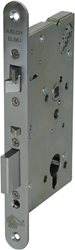 ABLOY EL562 Veiligheidspaniekdeurslot | enkelzijdig krukgestuurd | zelfvergrendelend | SKG** | DM80mm | RC74mm | voorplaat RVS 24x235mm afgerond | 12/24V DC | DR 1+2+3+4 - 10013907