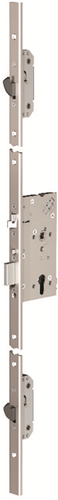 ABLOY EL568-VLAK Veiligheidspaniekmeerpuntssluiting | enkelzijdig krukgestuurd | zelfvergrendelend | SKG*** | DM55mm | RC74mm | voorplaat RVS 24x2000mm afgerond | 12/24V DC | DR 1+2+3+4 - 10041801