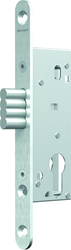 ASSA ABLOY N1003 Kastslot | DM65mm | PC | voorplaat RVS 24x185mm afgerond | DR 1+2+3+4 - 10049506