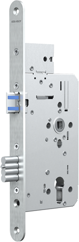 ASSA ABLOY N1101 Paniekdeurslot | DM55mm | PC72 mm | voorplaat RVS 24x235mm rechthoekig | paniek B | enkele deur | bovenvergrendeling | DR 1+3/2+4 - A000300239