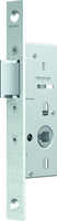 ASSA ABLOY N1502 Loopslot | DM25mm | krukgat 8mm | voorplaat RVS 20x185mm rechthoekig | zamac vernikkelde dagschoot | DR 1+3/2+4 - 10049538