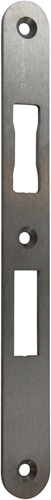 ASSA ABLOY N6001 Sluitplaat | RVS 20x235x3mm lip 40mm agerondDM| DR 1+2+3+4 - 10049720